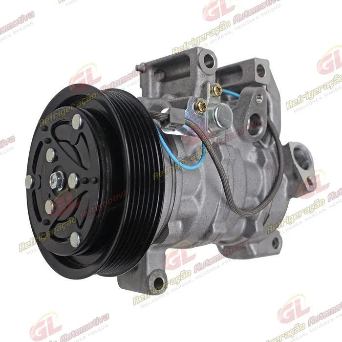 Compressor Modelo Denso Honda HRV 2015>/ Civic 1.8/2.0 2014 Até 2016 - 12 Volts Polia 6pk 125mm — foto 2