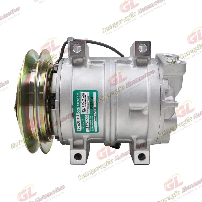 Compressor Modelo Valeo Máquina Komatsu PC228 - 24 Volts Polia Canal 1B 145 mm