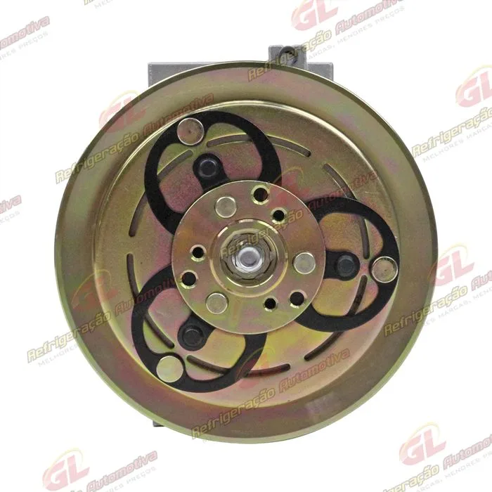 Compressor Modelo Valeo Máquina Komatsu PC228 - 24 Volts Polia Canal 1B 145 mm — foto 3