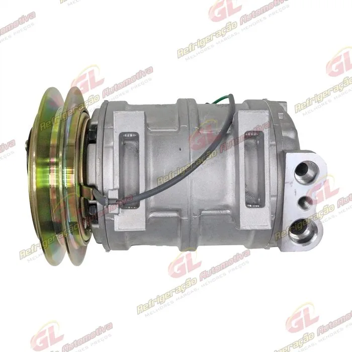 Compressor Modelo Valeo Máquina Komatsu PC228 - 24 Volts Polia Canal 1B 145 mm — foto 6