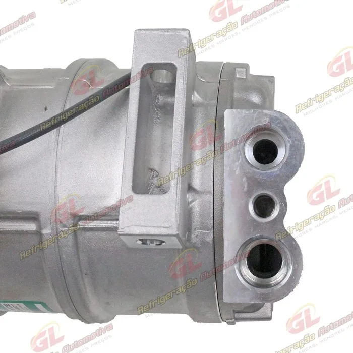 Compressor Modelo Valeo Máquina Komatsu PC228 - 24 Volts Polia Canal 1B 145 mm — foto 7