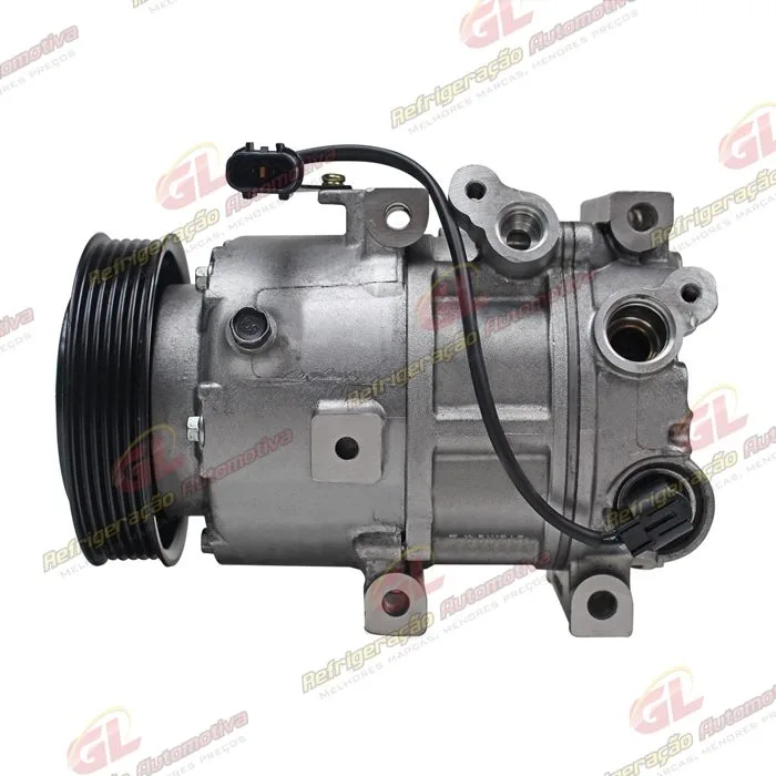 Compressor Hyundai Sonata 2.4 / Azera 3.0 2012> - 12 Volts Polia 6pk 118mm