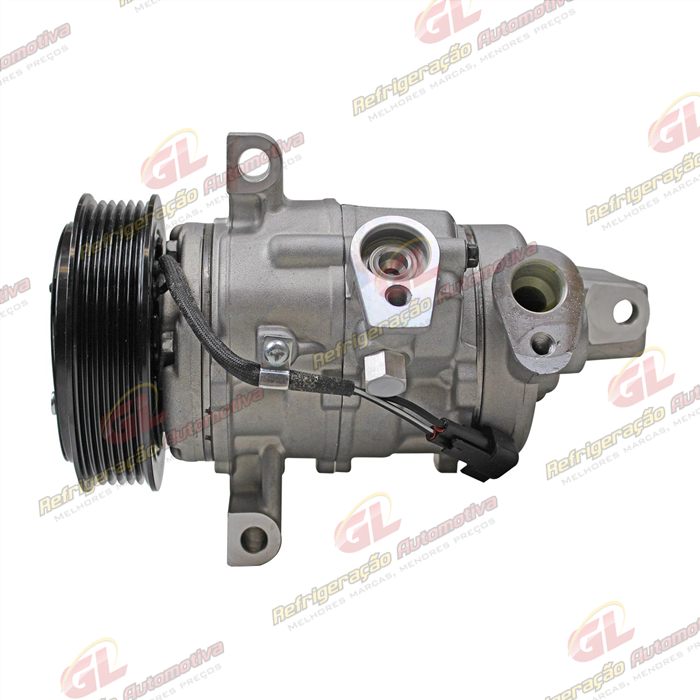 Compressor Ford Ka Motor 1.0 2014 Modelo 2015 > - 12 Volts Polia 6pk 110mm OEM: E3B119D629BA