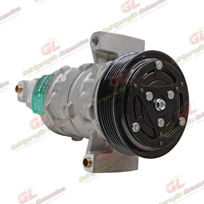 Compressor Ford Ka Motor 1.0 2014 Modelo 2015 > - 12 Volts Polia 6pk 110mm OEM: E3B119D629BA — foto 4