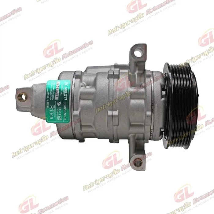 Compressor Ford Ka Motor 1.0 2014 Modelo 2015 > - 12 Volts Polia 6pk 110mm OEM: E3B119D629BA — foto 5