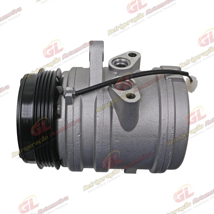 Compressor Chery QQ 1.0 - 12 Volts Polia 4pk 110mm