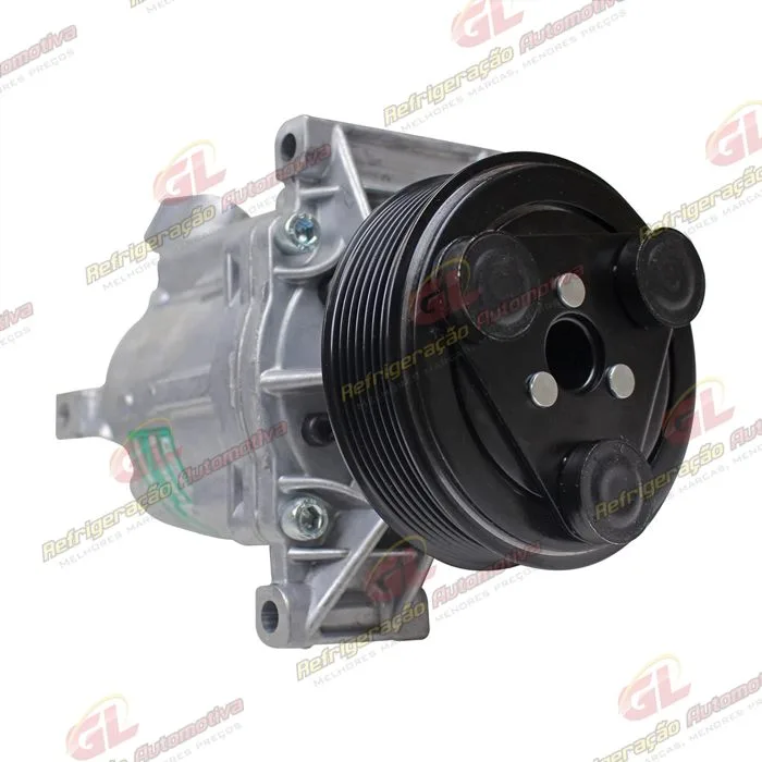 Compressor 10S11C Renault Fluence / Nissan March - 12 Volts Polia 7pk 108mm — foto 4