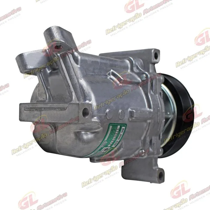 Compressor 10S11C Renault Fluence / Nissan March - 12 Volts Polia 7pk 108mm — foto 6