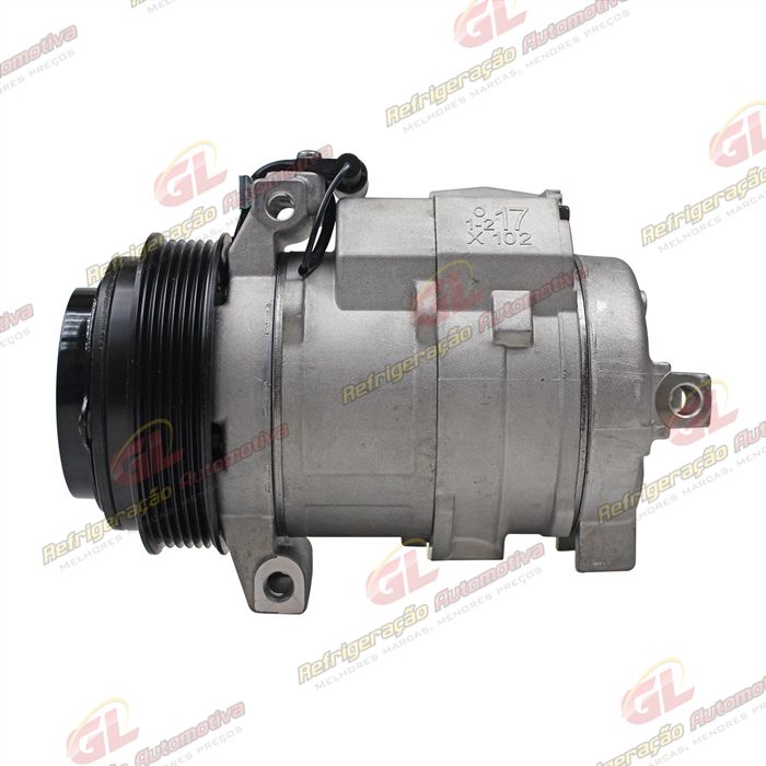 Compressor Modelo Denso 10S17C Mercedes Benz Sprinter 2013> Lado Direito do Motor - 12 Volts Polia 6pk 121mm OEM: A0002344011