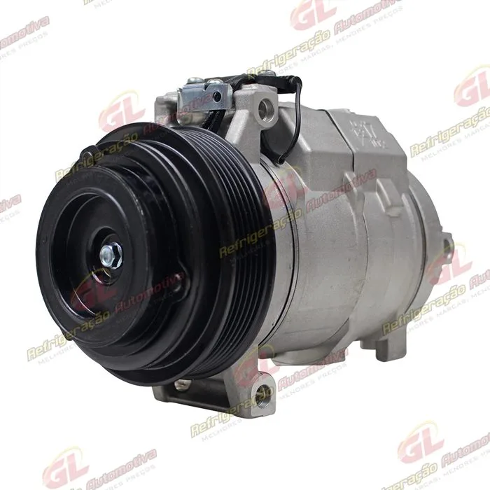 Compressor Modelo Denso 10S17C Mercedes Benz Sprinter 2013> Lado Direito do Motor - 12 Volts Polia 6pk 121mm OEM: A0002344011 — foto 2