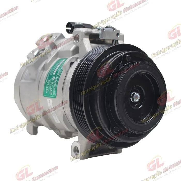 Compressor Modelo Denso 10S17C Mercedes Benz Sprinter 2013> Lado Direito do Motor - 12 Volts Polia 6pk 121mm OEM: A0002344011 — foto 4