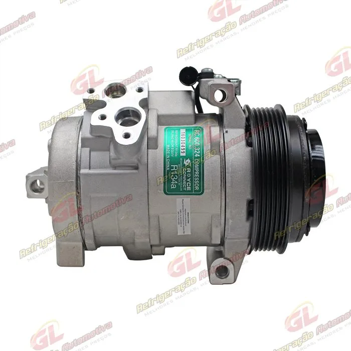Compressor Modelo Denso 10S17C Mercedes Benz Sprinter 2013> Lado Direito do Motor - 12 Volts Polia 6pk 121mm OEM: A0002344011 — foto 5
