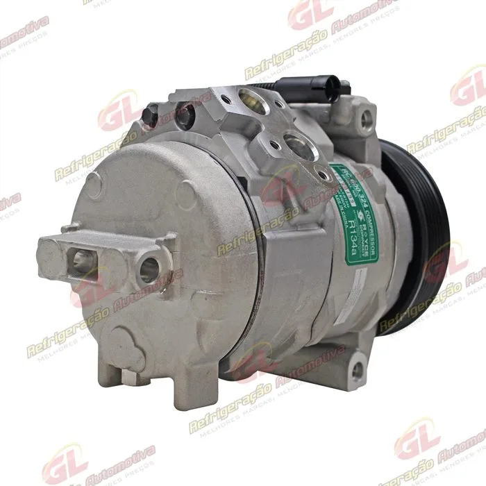 Compressor Modelo Denso 10S17C Mercedes Benz Sprinter 2013> Lado Direito do Motor - 12 Volts Polia 6pk 121mm OEM: A0002344011 — foto 6