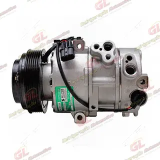Compressor Modelo DVE16 Kia Sportage 2013> / Hyundai IX35 2013> Flex - 12 Volts Polia 6pk 119mm OEM: DWB977012S602