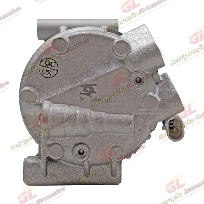Compressor Modelo Delphi Fiat Uno Vivace/Way 2010>/ Siena/Palio/Strada 2010>/ Mobi 2016>/ Fiorino 1.4 2016> - 12 Volts Polia 5pk 119mm OEM: 51980391/ 52093153/ 52149819/ 52050384/ 52164151 — foto 7