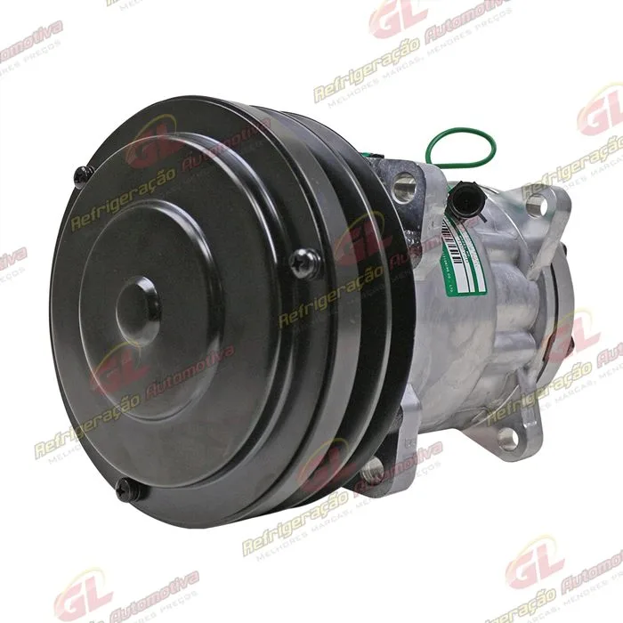 Compressor SANDEN AA7H15AA Original U4611 4489 Máquina Case - 24 Volts Polia Canal 2A 152mm OEM: 1990760C2/ 86983967R/ 86983967/ 86992613 — foto 2