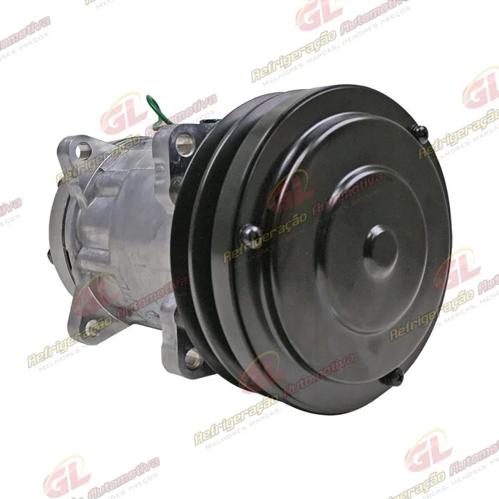 Compressor SANDEN AA7H15AA Original U4611 4489 Máquina Case - 24 Volts Polia Canal 2A 152mm OEM: 1990760C2/ 86983967R/ 86983967/ 86992613 — foto 4