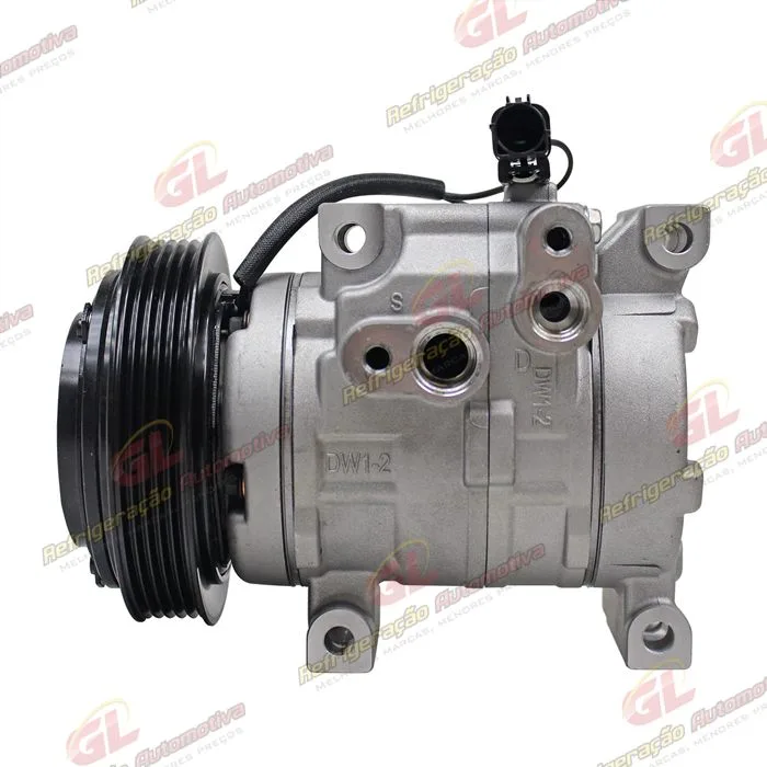 Compressor Hyundai HB20 1.0 - 12 Volts Polia 5pk 121mm OEM: 977011S000
