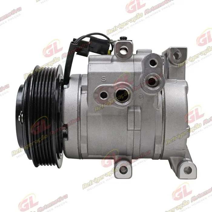 Compressor Modelo DF13 Hyundai HB20 1.6 - 12 Volts Polia 6pk 117mm