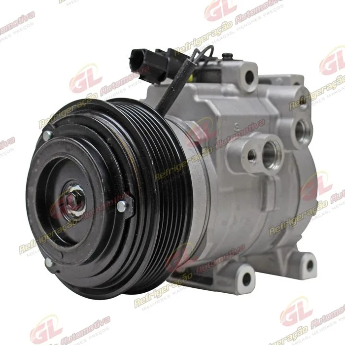 Compressor Modelo DF13 Hyundai HB20 1.6 - 12 Volts Polia 6pk 117mm — foto 2