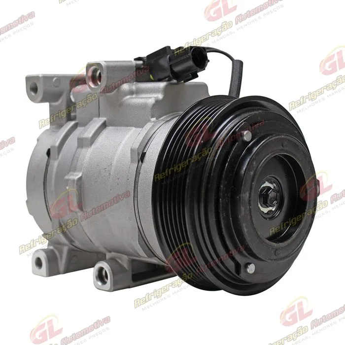 Compressor Modelo DF13 Hyundai HB20 1.6 - 12 Volts Polia 6pk 117mm — foto 4