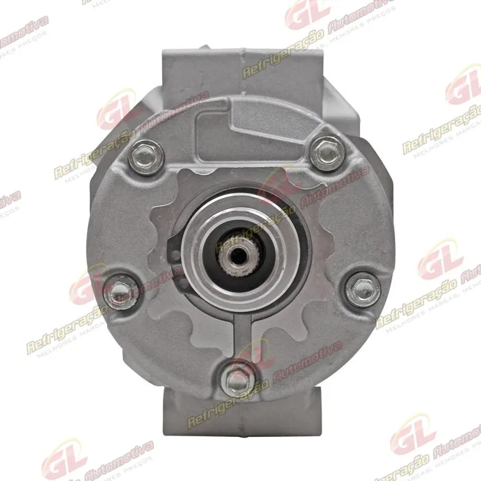 Compressor Modelo Denso 10S15 Toyota Hilux SW4 / SRV 2005> / Trator New Holland CNH Setembro 2009> Sem Embreagem — foto 3