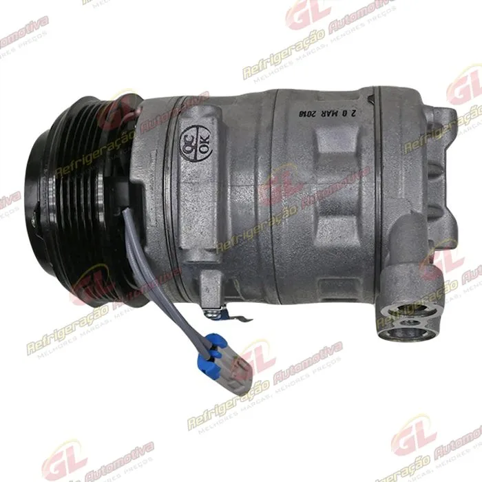 Compressor Chevrolet Cobalt 1.4 - 12 Volts Polia 5pk 116mm OEM: 94777204 — foto 8