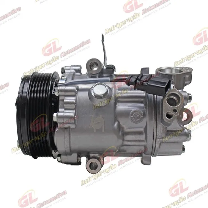 Compressor Modelo Doowon DV9 Volkswagen UP 2014>/ Fox 2011>/ Gol/ Voyage G6 2017> - 12 Volts Polia 6pk 114mm OEM: 5U0820803L