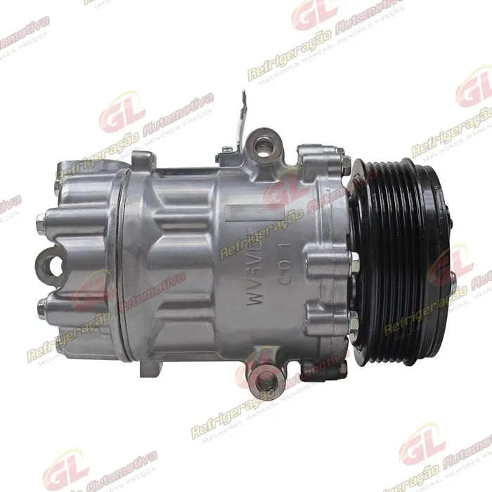 Compressor Modelo Doowon DV9 Volkswagen UP 2014>/ Fox 2011>/ Gol/ Voyage G6 2017> - 12 Volts Polia 6pk 114mm OEM: 5U0820803L — foto 5