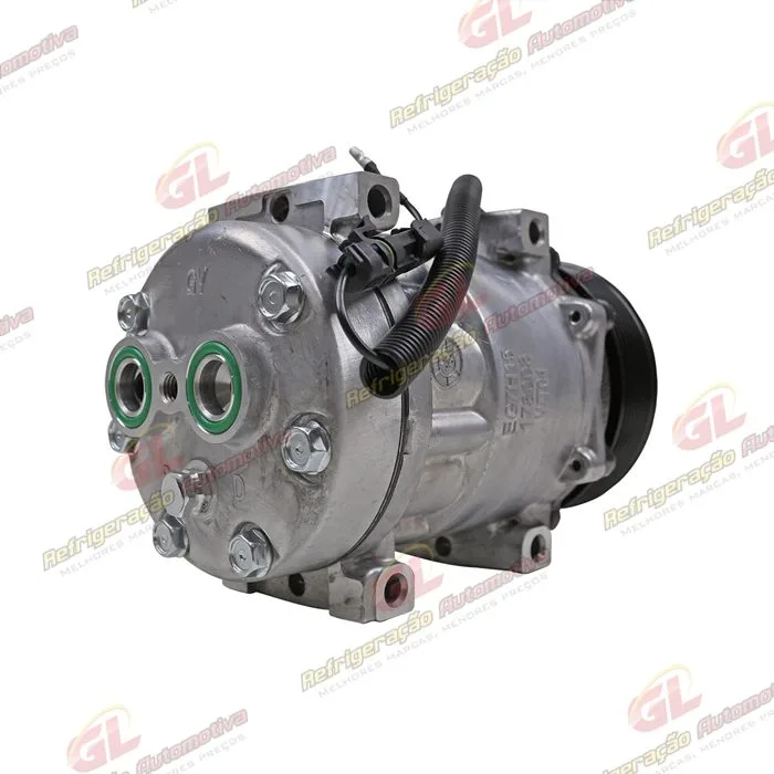 Compressor SANDEN AA7H15AA Original 4420 Modelo Flex Parafuso Passante Saida Traseira O´ring Horizontal Flex - 12 Volts Polia 8pk 122mm 200cc — foto 6