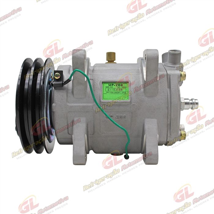 Compressor Unicla 8 Orelhas UX-200 Agrale Volare - 24 Volts Polia Canal 2A 145mm