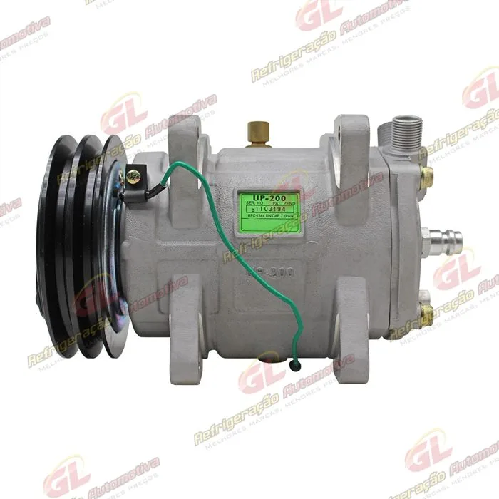 Compressor Unicla 8 Orelhas UX-200 Agrale Volare - 24 Volts Polia Canal 2A 145mm