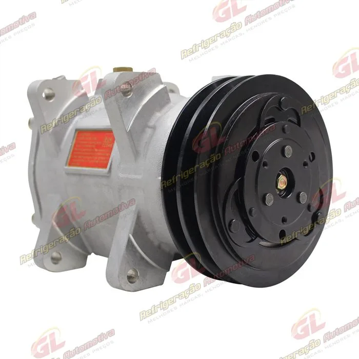 Compressor Unicla 8 Orelhas UX-200 Agrale Volare - 24 Volts Polia Canal 2A 145mm — foto 4