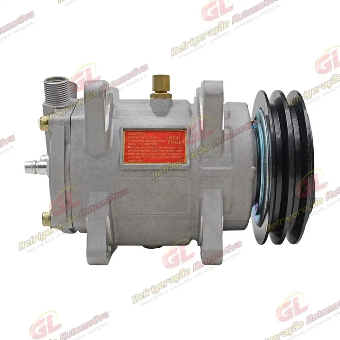 Compressor Unicla 8 Orelhas UX-200 Agrale Volare - 24 Volts Polia Canal 2A 145mm — foto 5