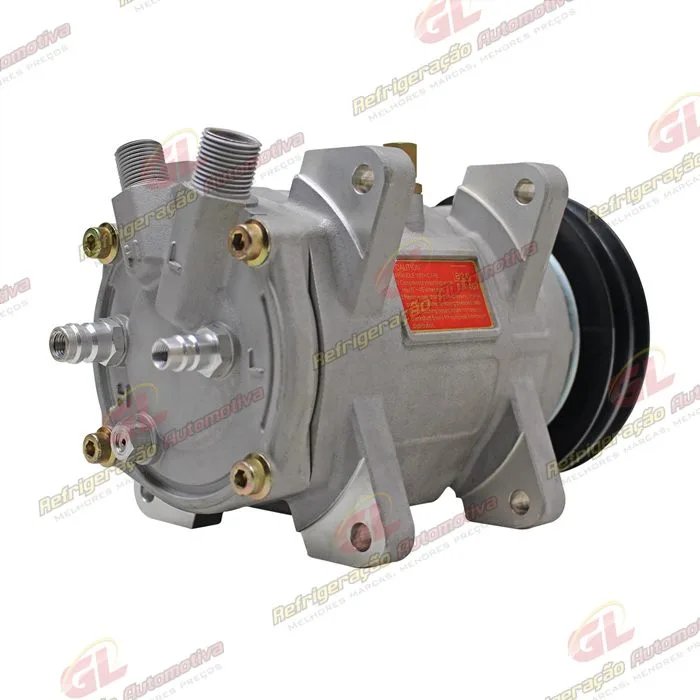 Compressor Unicla 8 Orelhas UX-200 Agrale Volare - 24 Volts Polia Canal 2A 145mm — foto 6