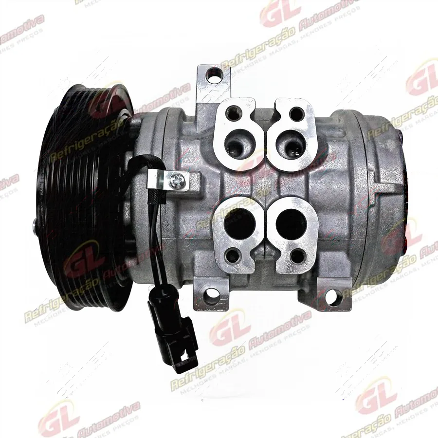 Compressor Modelo Denso Ford Ka / Fiesta 1.0/1.6 2007 Até 2013 - 12 Volts Polia 6pk 135mm OEM: BC44717003039C