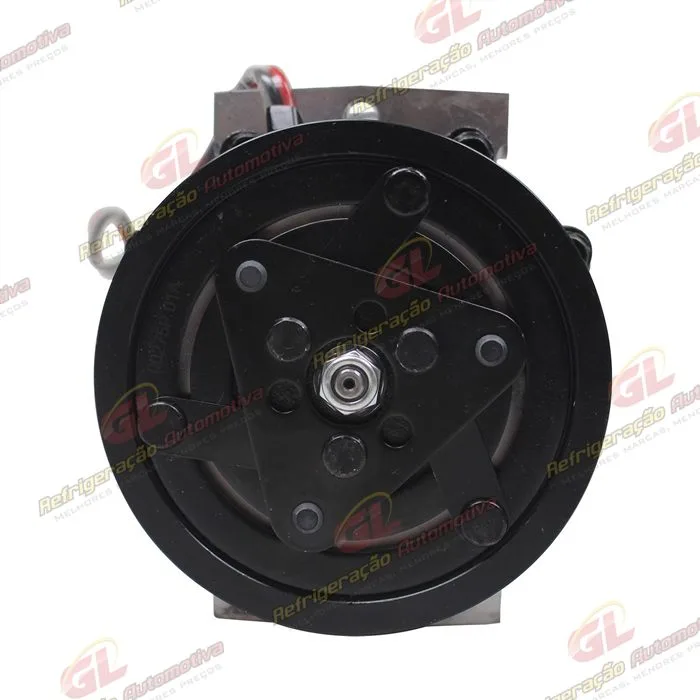 Compressor SANDEN Original AA7H15AA 8275/ 8295 Caminhão Scania 2013> Série 5 PGR - 24 Volts Polia 10pk 120mm Magnético 2 Fios OEM: 1888032 — foto 3