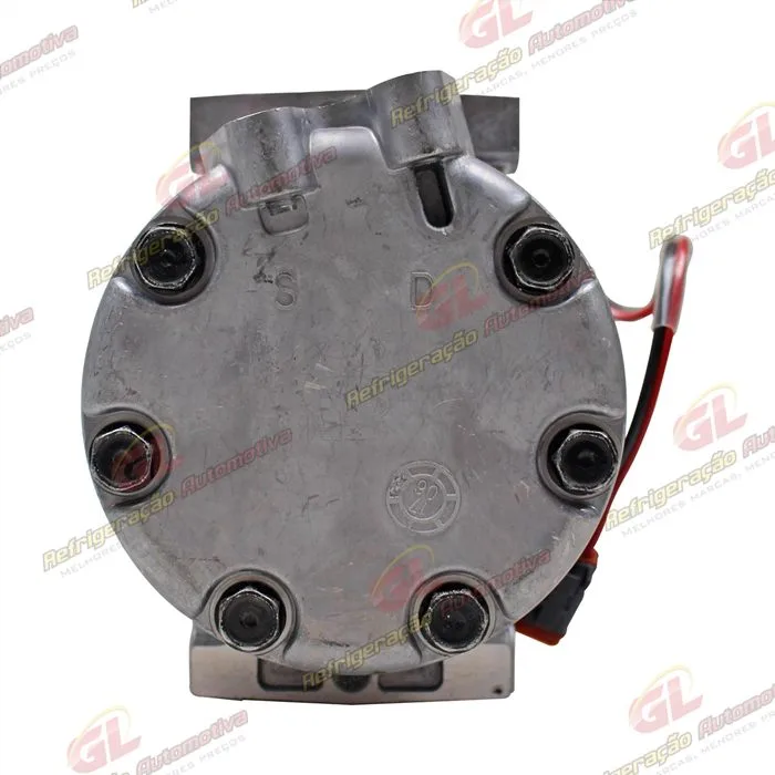 Compressor SANDEN Original AA7H15AA 8275/ 8295 Caminhão Scania 2013> Série 5 PGR - 24 Volts Polia 10pk 120mm Magnético 2 Fios OEM: 1888032 — foto 7