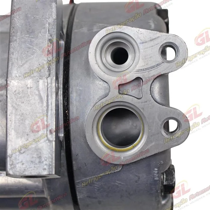 Compressor SANDEN Original AA7H15AA 8275/ 8295 Caminhão Scania 2013> Série 5 PGR - 24 Volts Polia 10pk 120mm Magnético 2 Fios OEM: 1888032 — foto 8