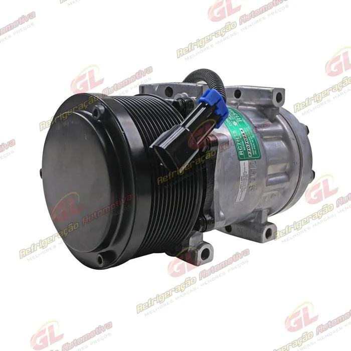 Compressor 6095 AA7H15AA Máquina Escavadeira Caterpillar 320D2 L 2012> - 24 Volts Polia 12pk 128mm OEM: 372-9295 — foto 2