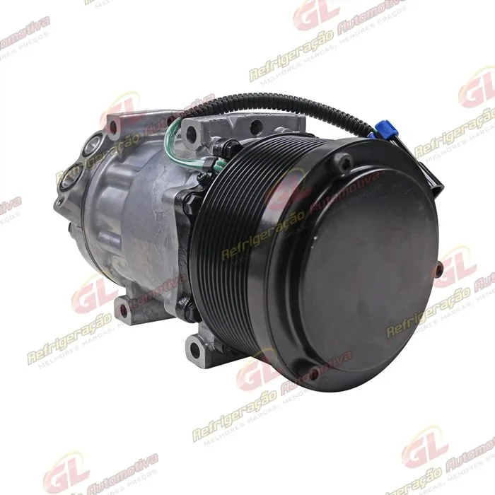 Compressor 6095 AA7H15AA Máquina Escavadeira Caterpillar 320D2 L 2012> - 24 Volts Polia 12pk 128mm OEM: 372-9295 — foto 4
