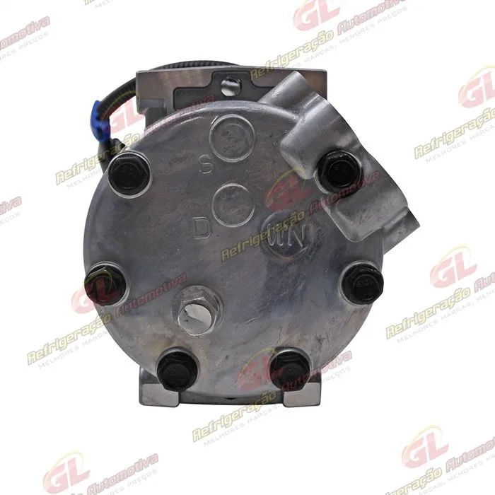 Compressor 6095 AA7H15AA Máquina Escavadeira Caterpillar 320D2 L 2012> - 24 Volts Polia 12pk 128mm OEM: 372-9295 — foto 7