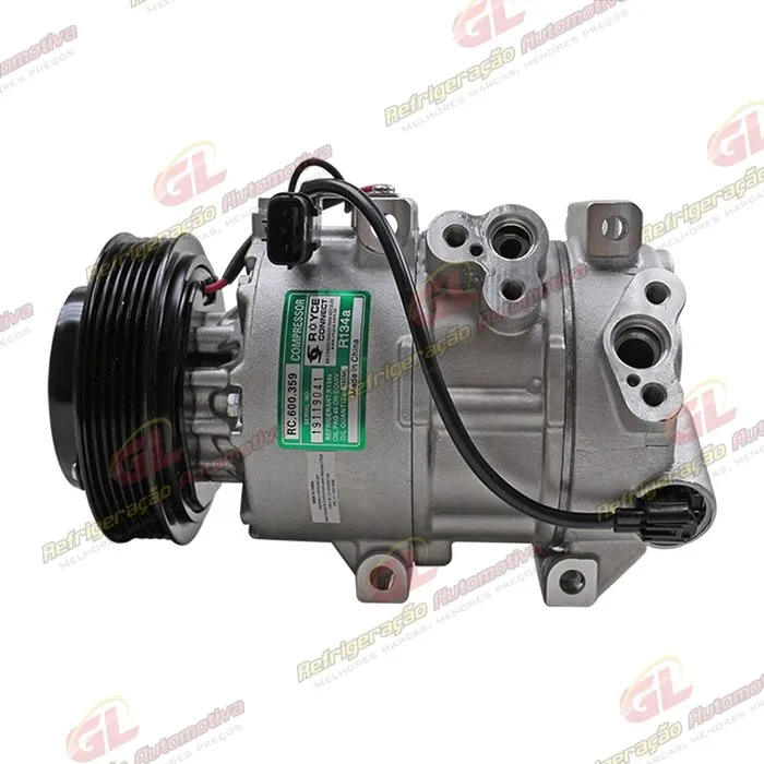 Compressor Kia Sportage 2010 Até 2013 / Hyundai IX35 Gasolina 2010 Até 2013 - 12 Volts Polia 6pk 120mm