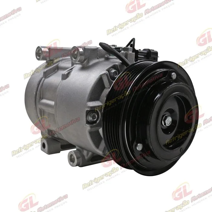 Compressor Kia Sportage 2010 Até 2013 / Hyundai IX35 Gasolina 2010 Até 2013 - 12 Volts Polia 6pk 120mm — foto 4