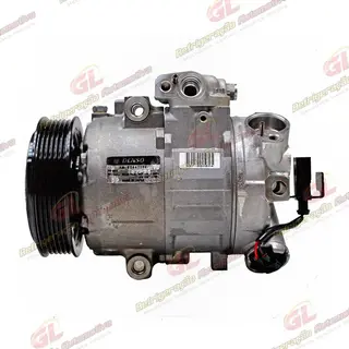 Compressor Denso 6SEU12C-ND2 Variável Volkswagen Polo Novo - 12 Volts Polia 6pk 115mm R134a - OEM: 447170-6178/ 6Q0820803D