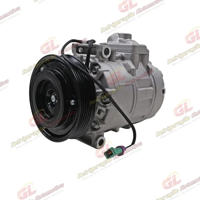 Compressor Modelo Denso 7SDU16C Volkswagen Gol G3 AB9 Variável - 12 Volts Polia 6pk 119mm — foto 2