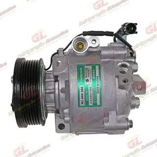 Compressor Modelo Sanden Mitsubishi ASX/ Outlander 2008>/ Lancer 2012>/ Eclipse Cross - 12 Volts Polia 6pk 99mm OEM: 7813A801