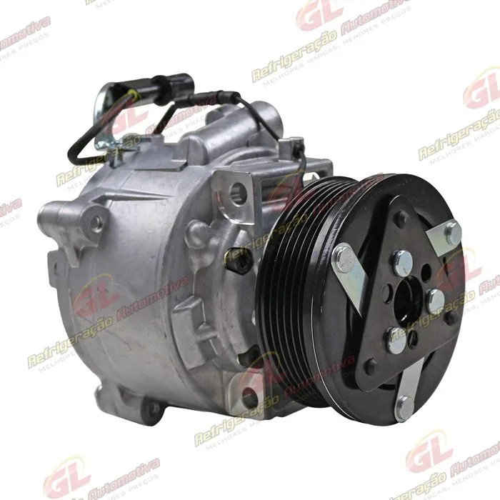 Compressor Modelo Sanden Mitsubishi ASX/ Outlander 2008>/ Lancer 2012>/ Eclipse Cross - 12 Volts Polia 6pk 99mm OEM: 7813A801 — foto 3
