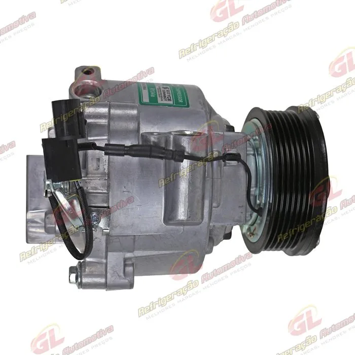 Compressor Modelo Sanden Mitsubishi ASX/ Outlander 2008>/ Lancer 2012>/ Eclipse Cross - 12 Volts Polia 6pk 99mm OEM: 7813A801 — foto 6