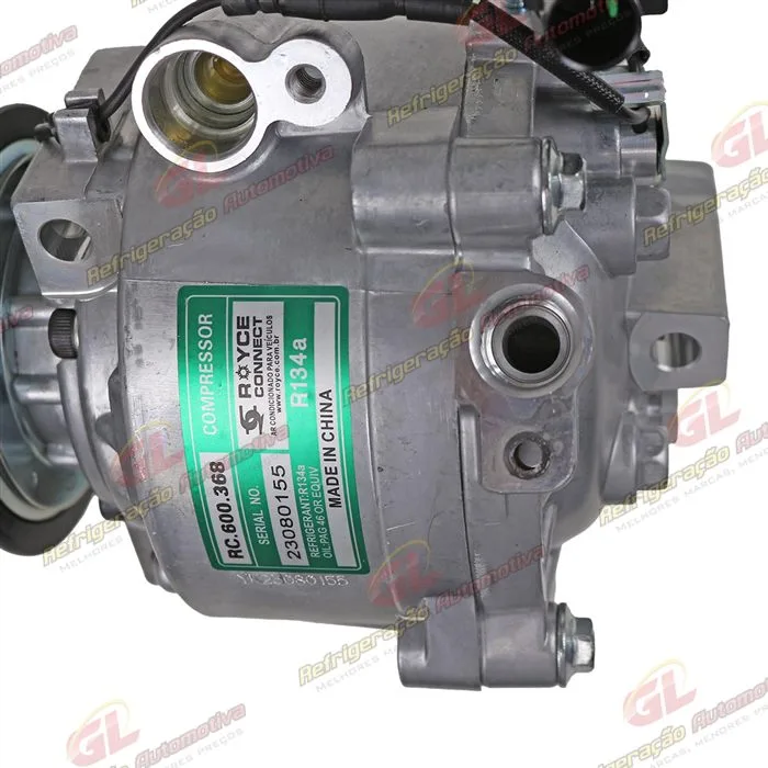 Compressor Modelo Sanden Mitsubishi ASX/ Outlander 2008>/ Lancer 2012>/ Eclipse Cross - 12 Volts Polia 6pk 99mm OEM: 7813A801 — foto 7